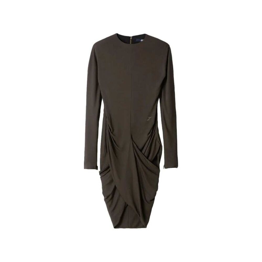 Jacquemus Women Draped-Neckline Midi Dress